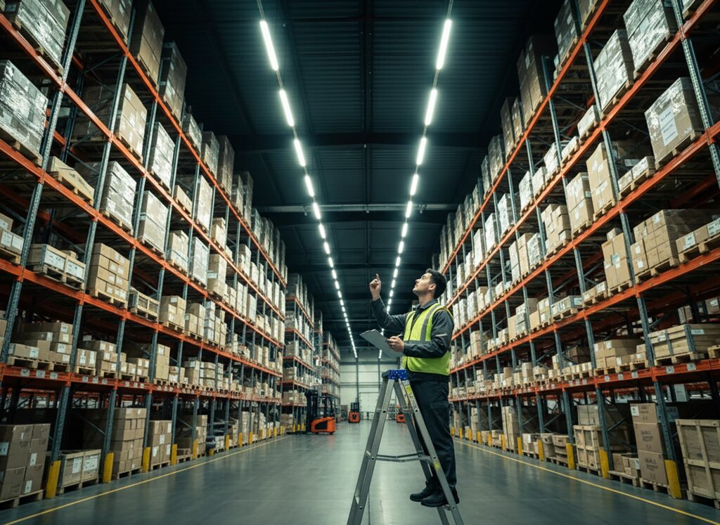 Belysningsinventering på lager och industri i Halmstad
